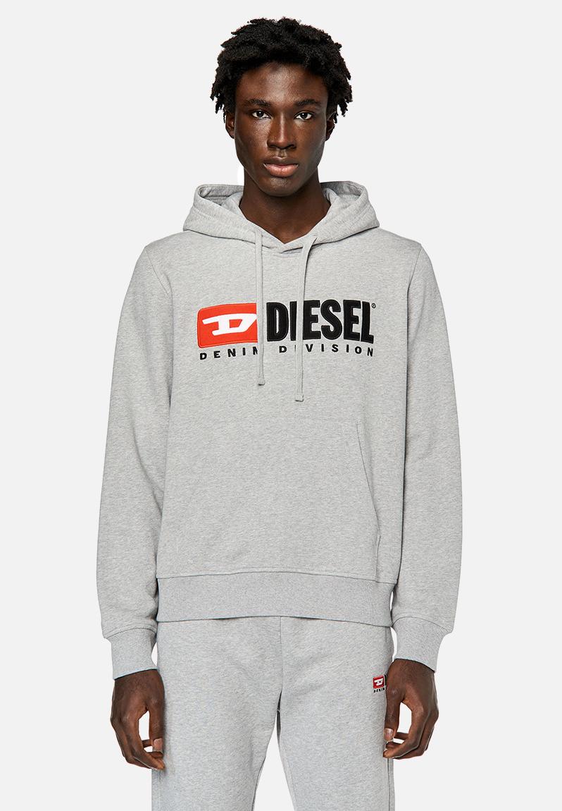 S-ginn-hood-div - grey Diesel Hoodies & Sweats | Superbalist.com