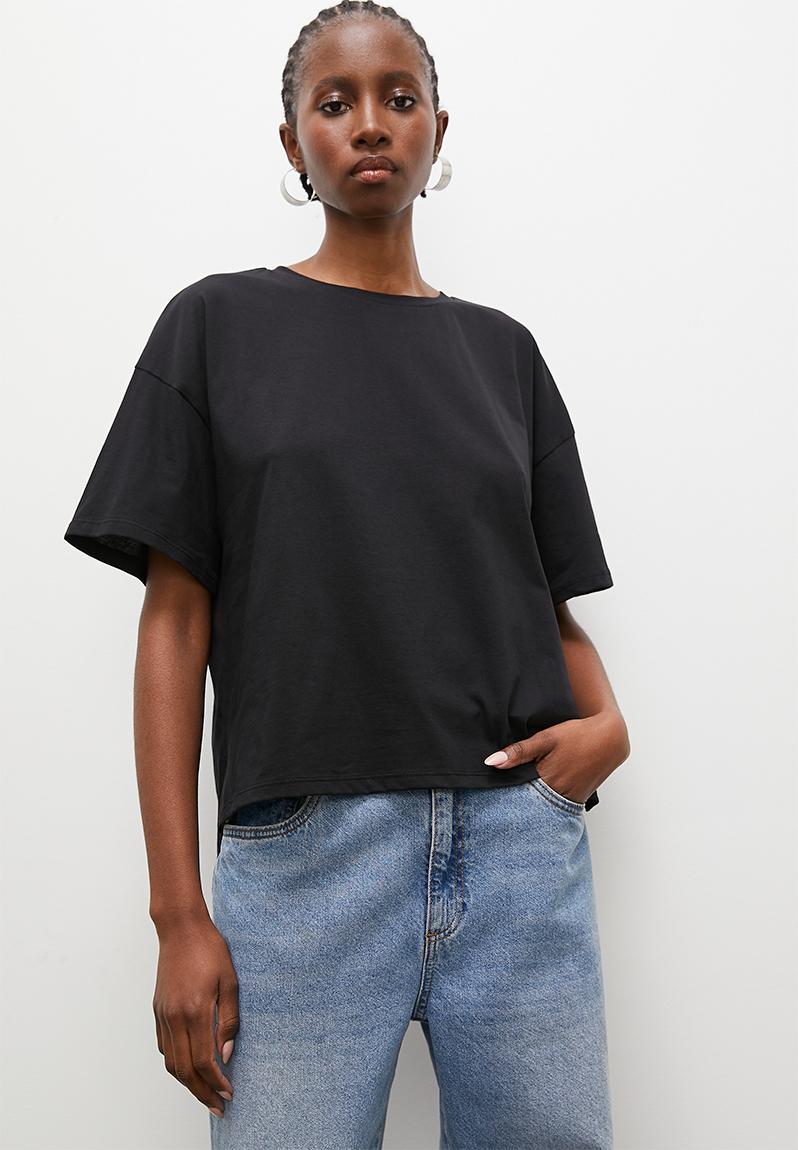 Women's hi low easy top - black Superbalist T-Shirts, Vests & Camis ...