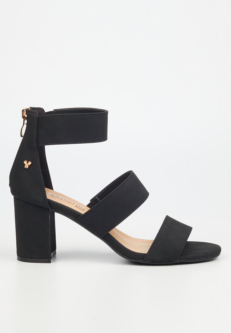 Skyler 1 block heel - black Butterfly Feet Heels | Superbalist.com