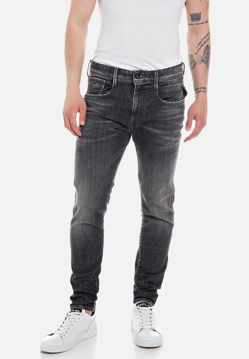 Bronny Slim Fit Jeans Dark Grey Replay Jeans