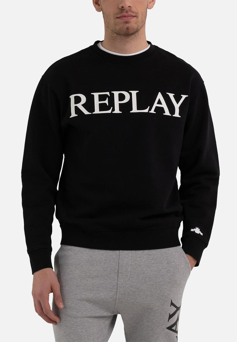 Sweatshirt - black11 Replay Hoodies & Sweats | Superbalist.com
