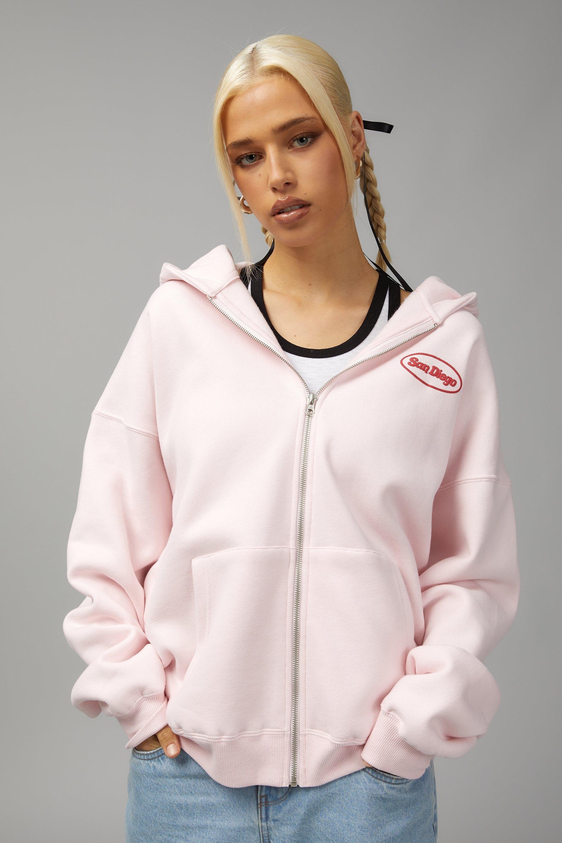 Splendid Women's Zip-Up Hoodie – Casual Pullover With Kangaroo Pocket (Black, XL) - View #6