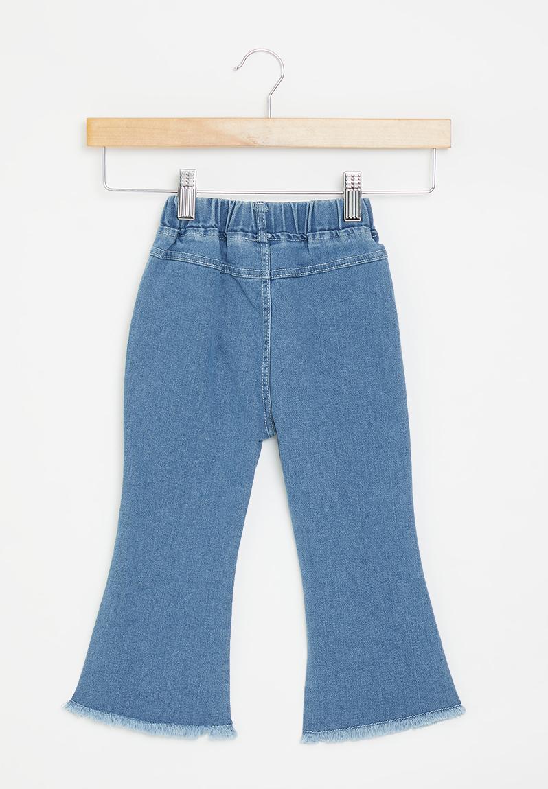Girls denim with heart pocket detail - blue POP CANDY Pants & Jeans ...