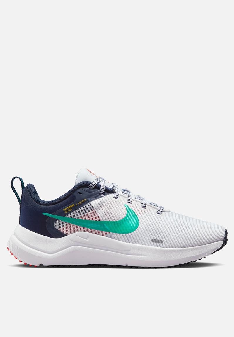 Nike downshifter 12 - dd9294-103 - white/clear jade-obsidian-picante ...