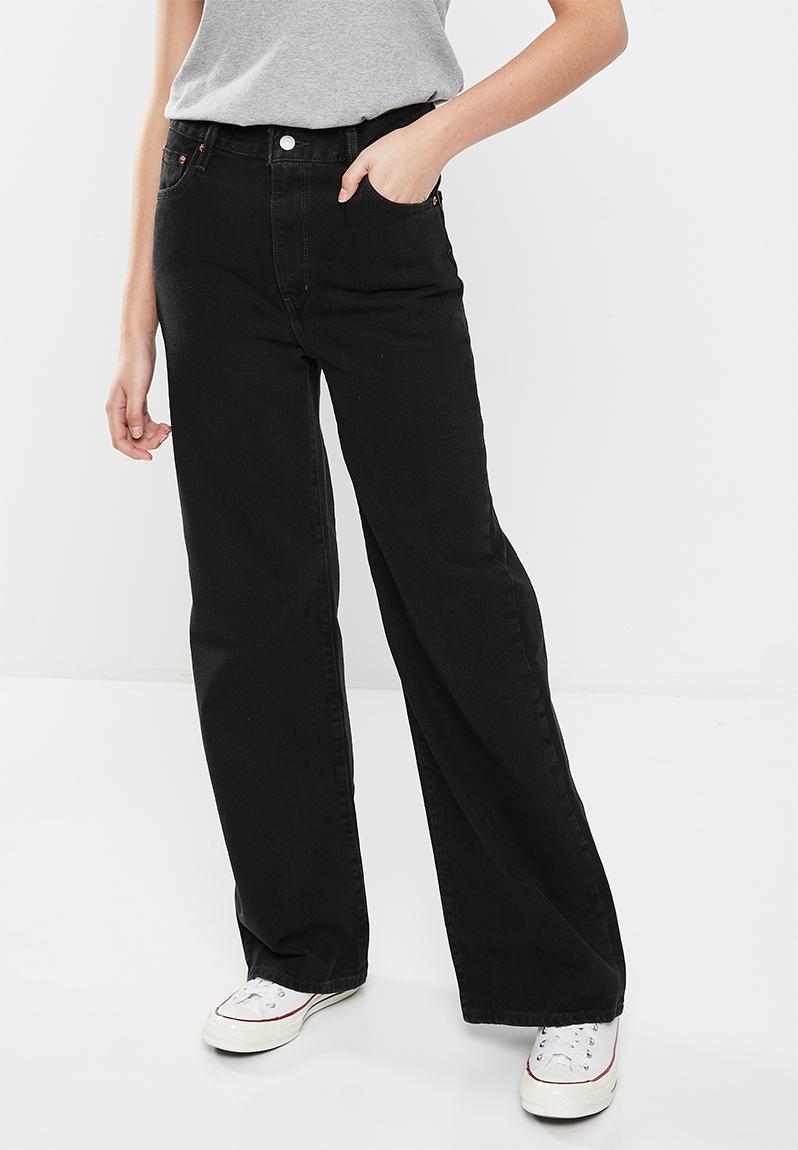 Ribcage wide leg za rosie posie - black Levi’s® Jeans | Superbalist.com