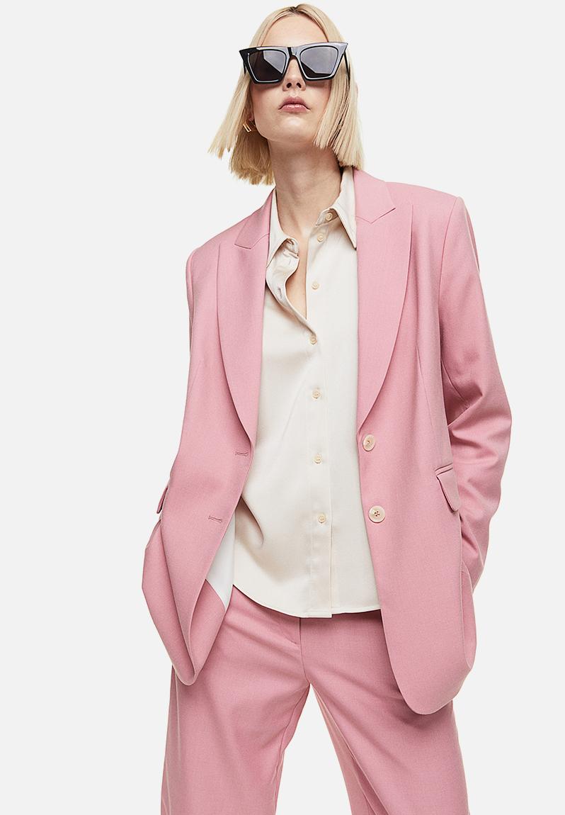 Single-breasted blazer - light pink - 1138560003 H&M Jackets ...