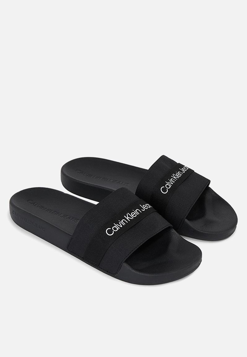 Slide webbing - black CALVIN KLEIN Sandals & Flip Flops | Superbalist.com