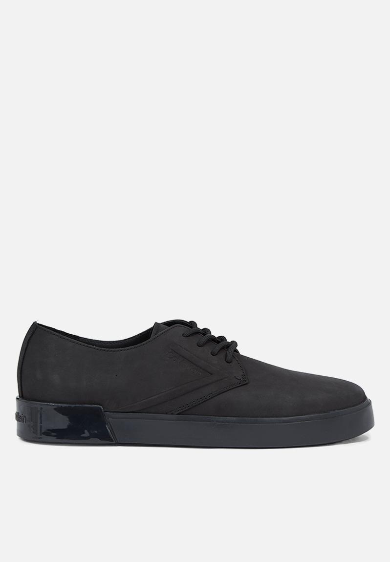 Hybrid lace up nb - triple black CALVIN KLEIN Slip-ons and Loafers ...