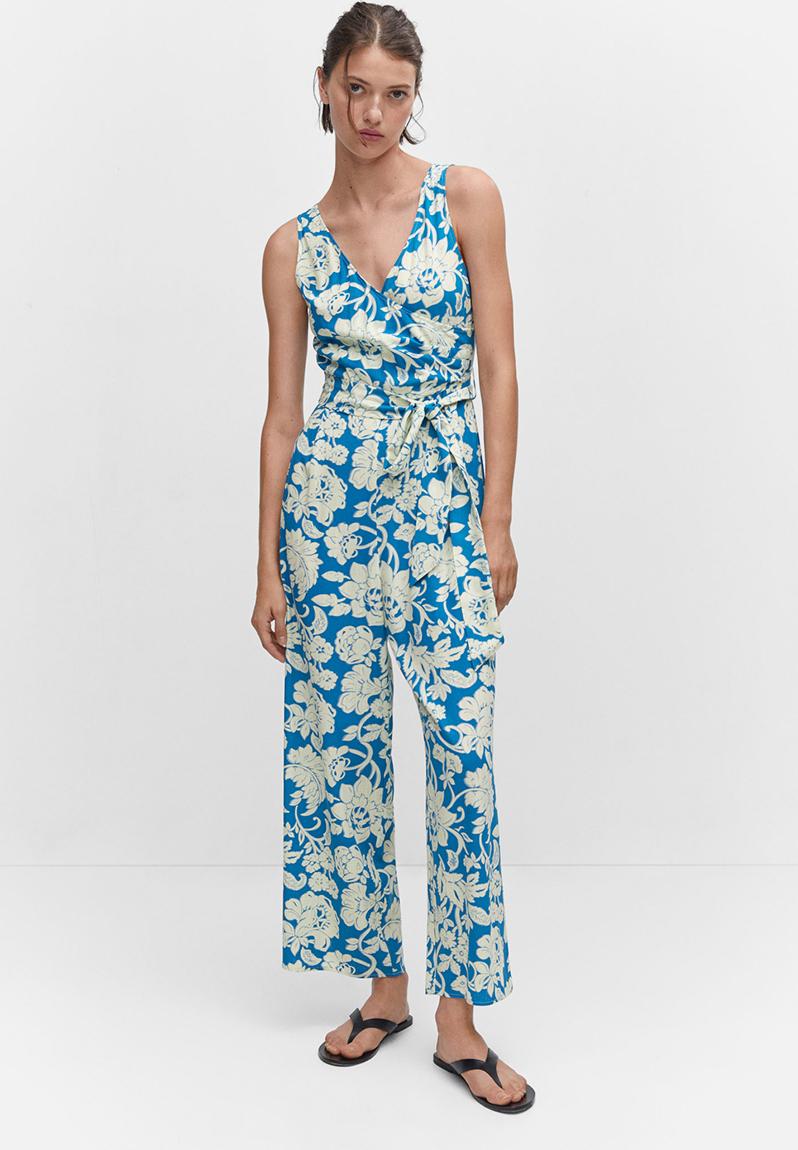 One-piece suit namibia-h - medium blue MANGO Jumpsuits & Playsuits ...