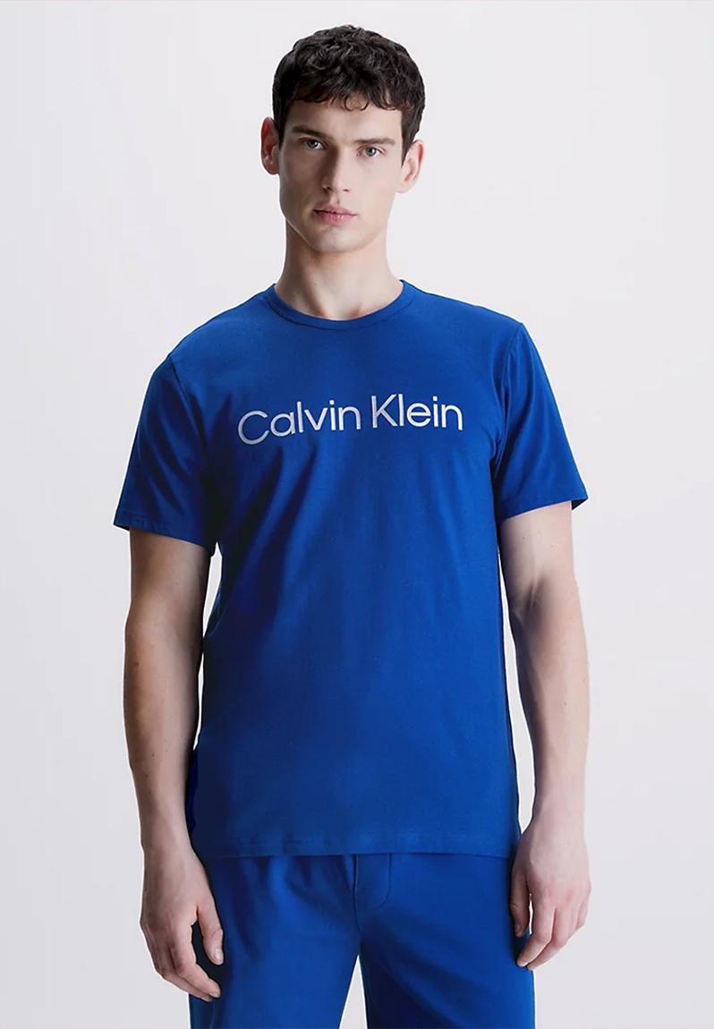 Short sleeve crew neck - midnight blue CALVIN KLEIN Sleepwear ...