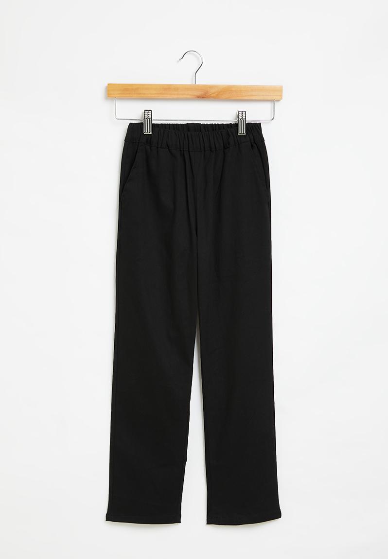 Boys elasticated waist pant - black1 POP CANDY Pants & Jeans ...