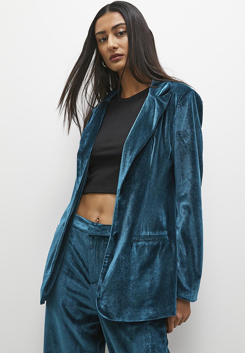 Velour co - ord - teal Superbalist Jackets | Superbalist.com