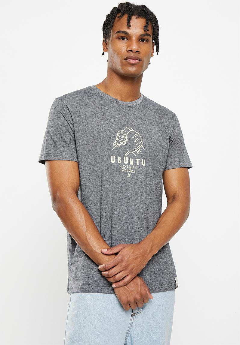 Ubuntu Tee - Grey Holmes Bro's T-shirts & Vests 