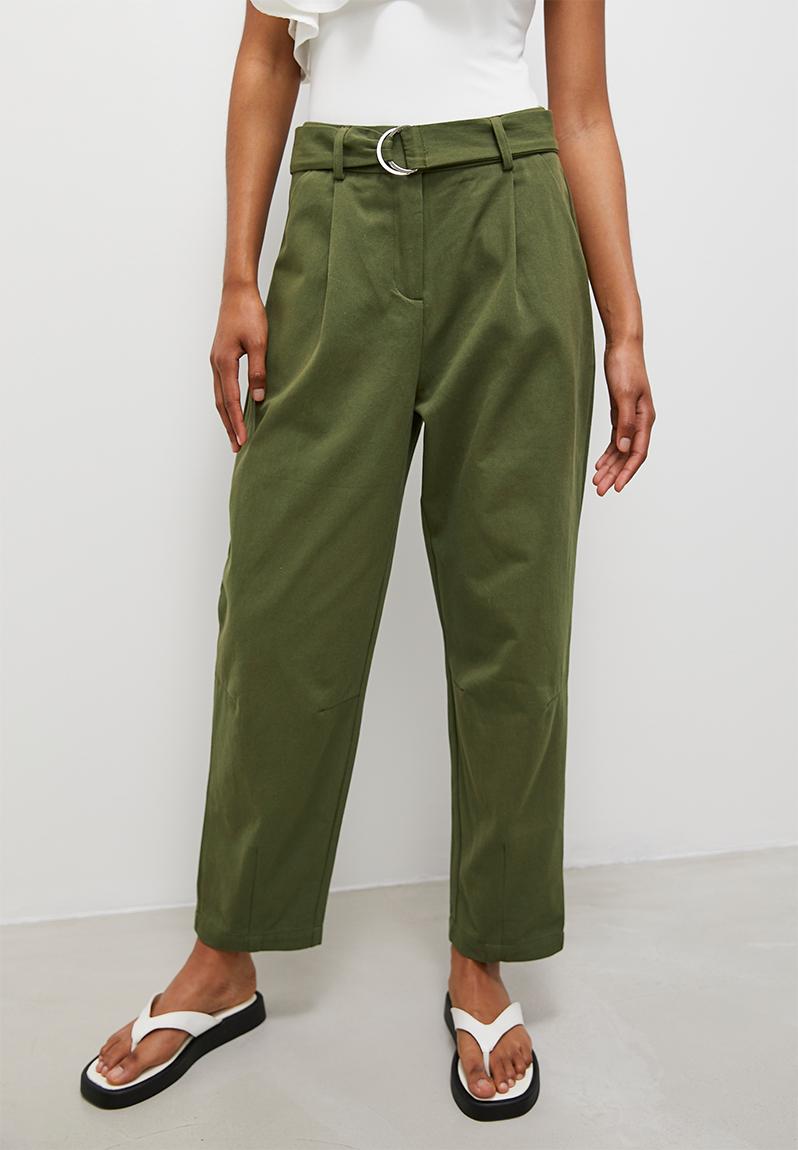 Barrel leg trouser - new olive Superbalist Trousers | Superbalist.com