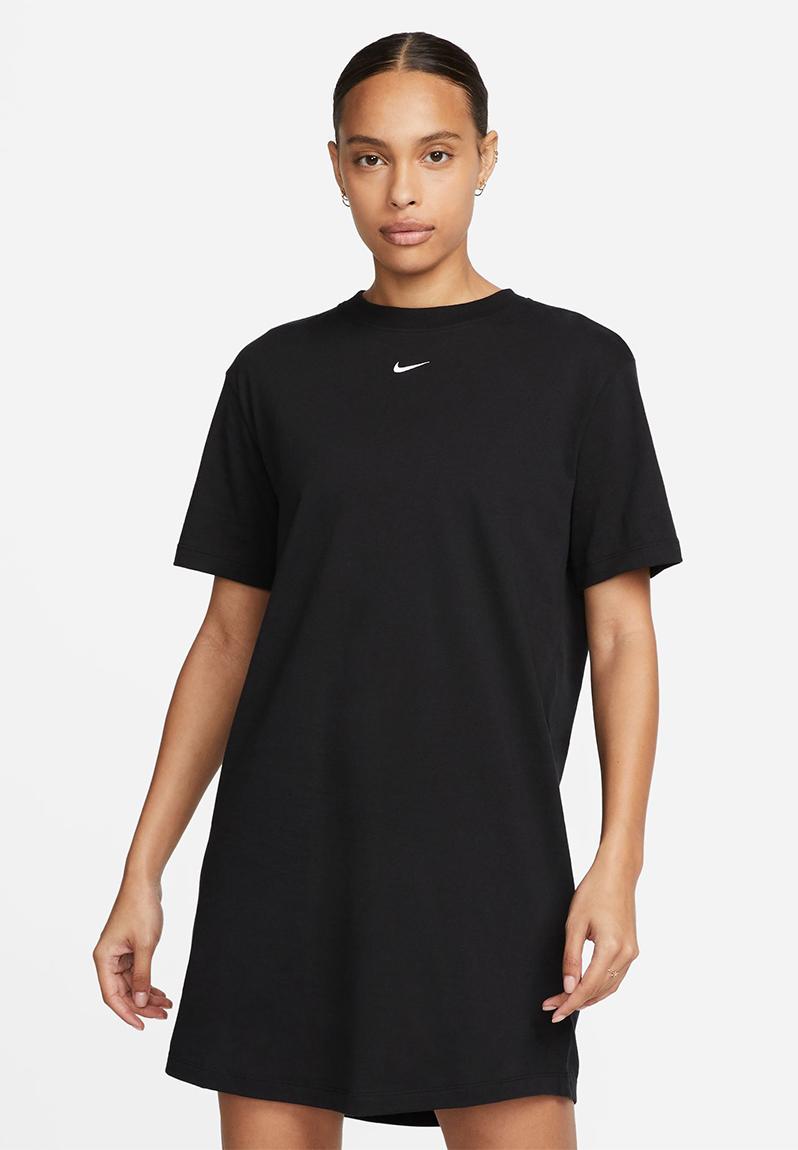 Nike Sportswear Chill Knit Oversized T-Shirt Dress - black Nike T ...