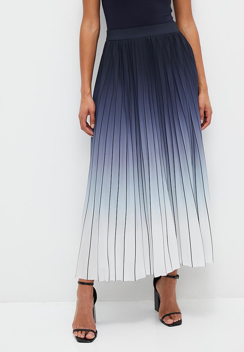 Ombre pleated skirt - greys ombre MILLA Skirts | Superbalist.com