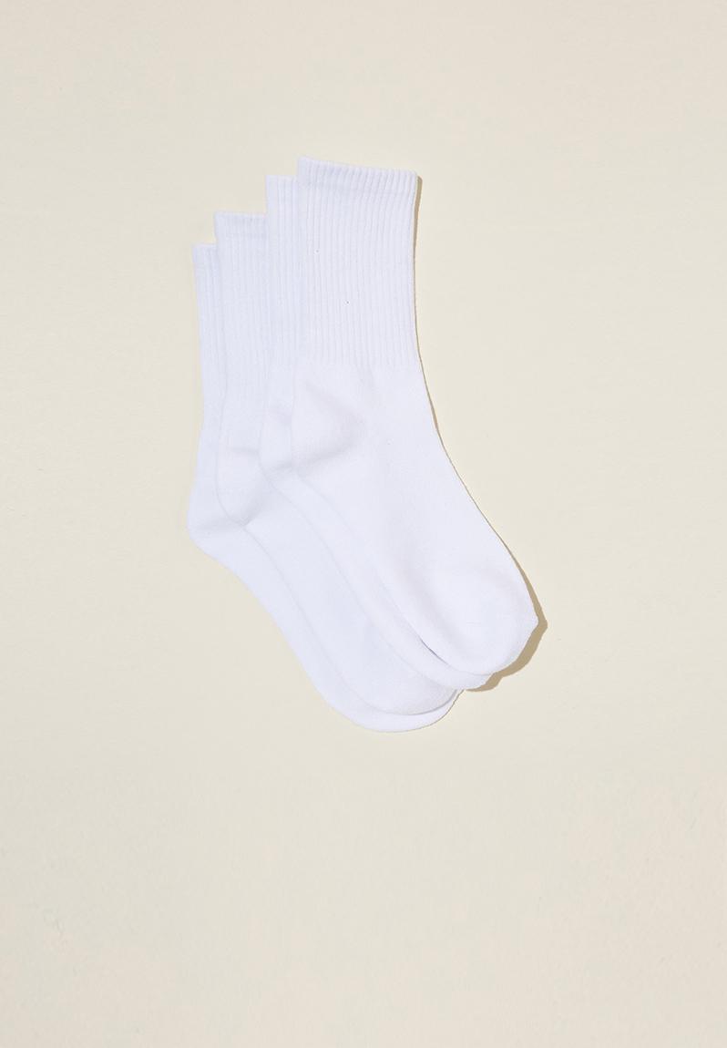 The perfect pair crew sock 2 pack - white Rubi Stockings & Socks ...