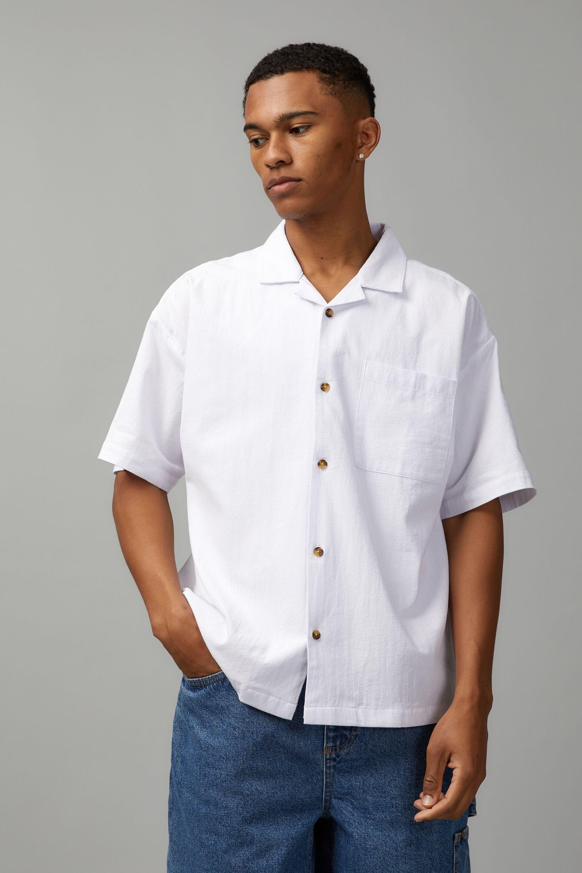 Textured street shirt - white Factorie Shirts | Superbalist.com