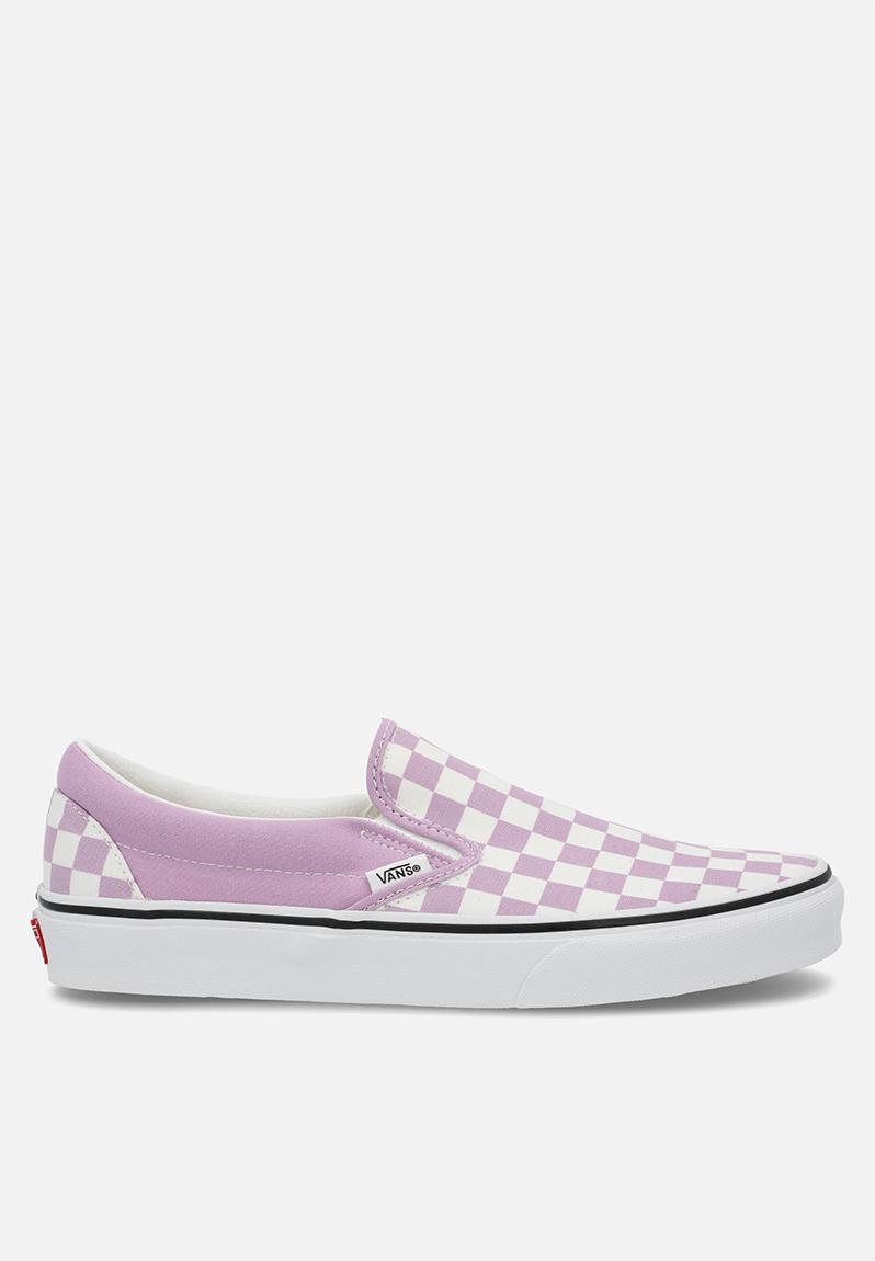 Classic slip-on - color theory checkerboard lupine Vans Sneakers ...