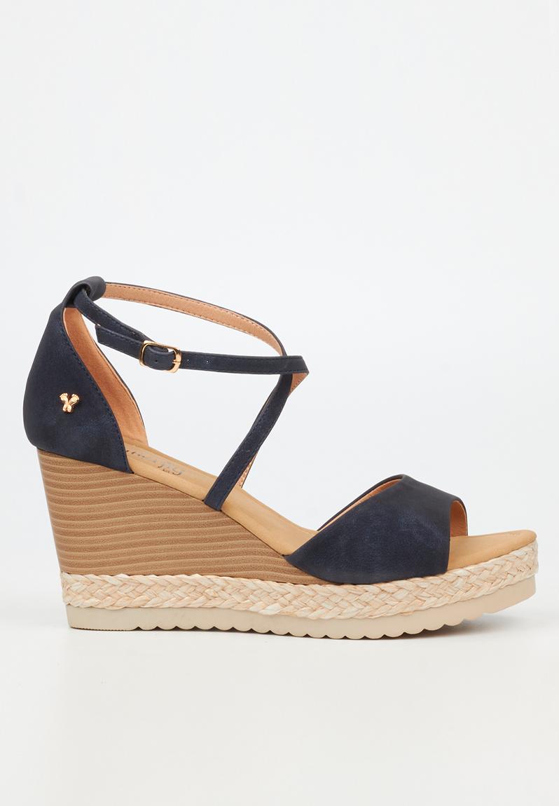 Avery 4 wedge heel - navy Butterfly Feet Heels | Superbalist.com