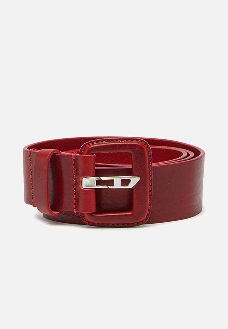 D logo b-aron belt - red Diesel Belts | Superbalist.com