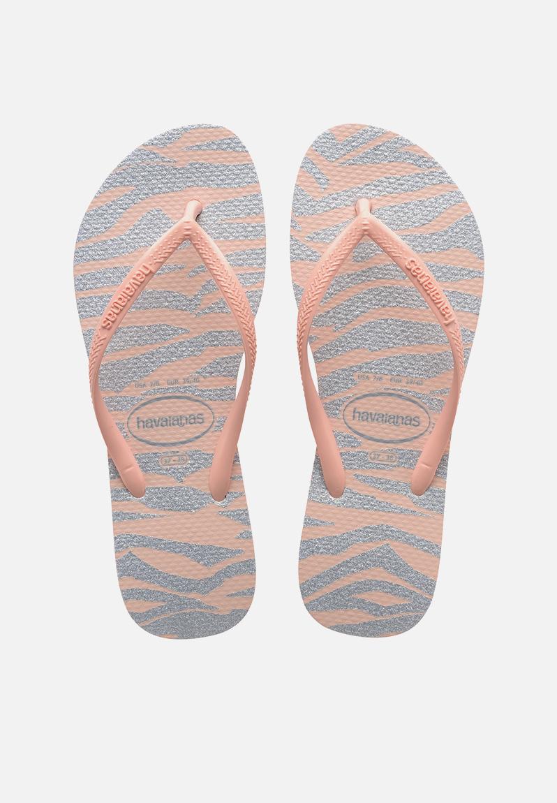 Slim animals glitter - ballet rose Havaianas Sandals & Flip Flops ...