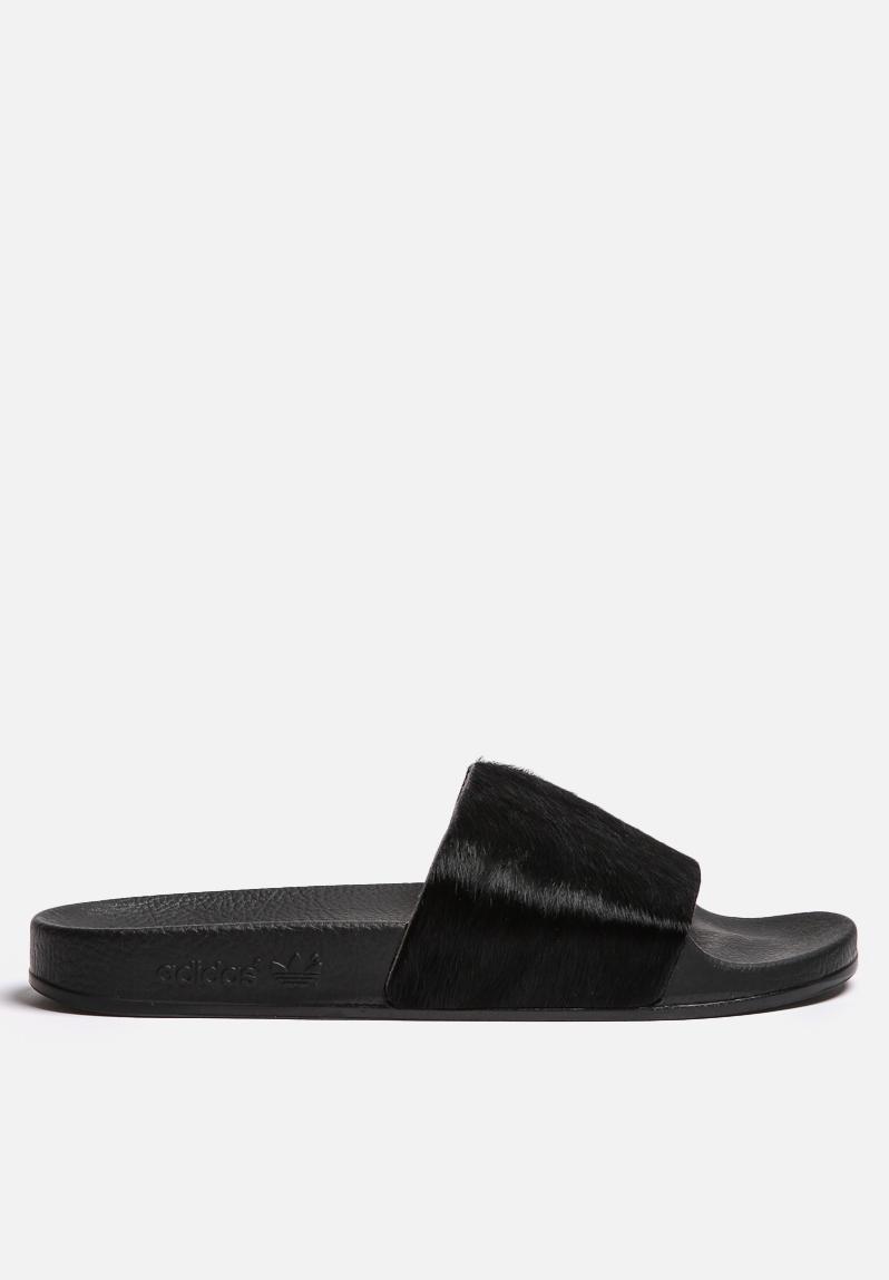 pony hair adilette