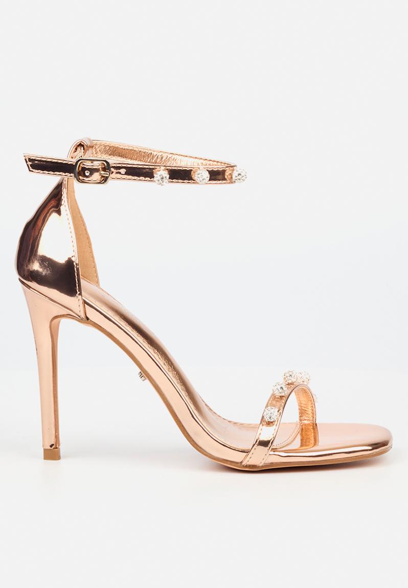 Snazz2 2 stiletto heel - rose gold Miss Black Heels | Superbalist.com