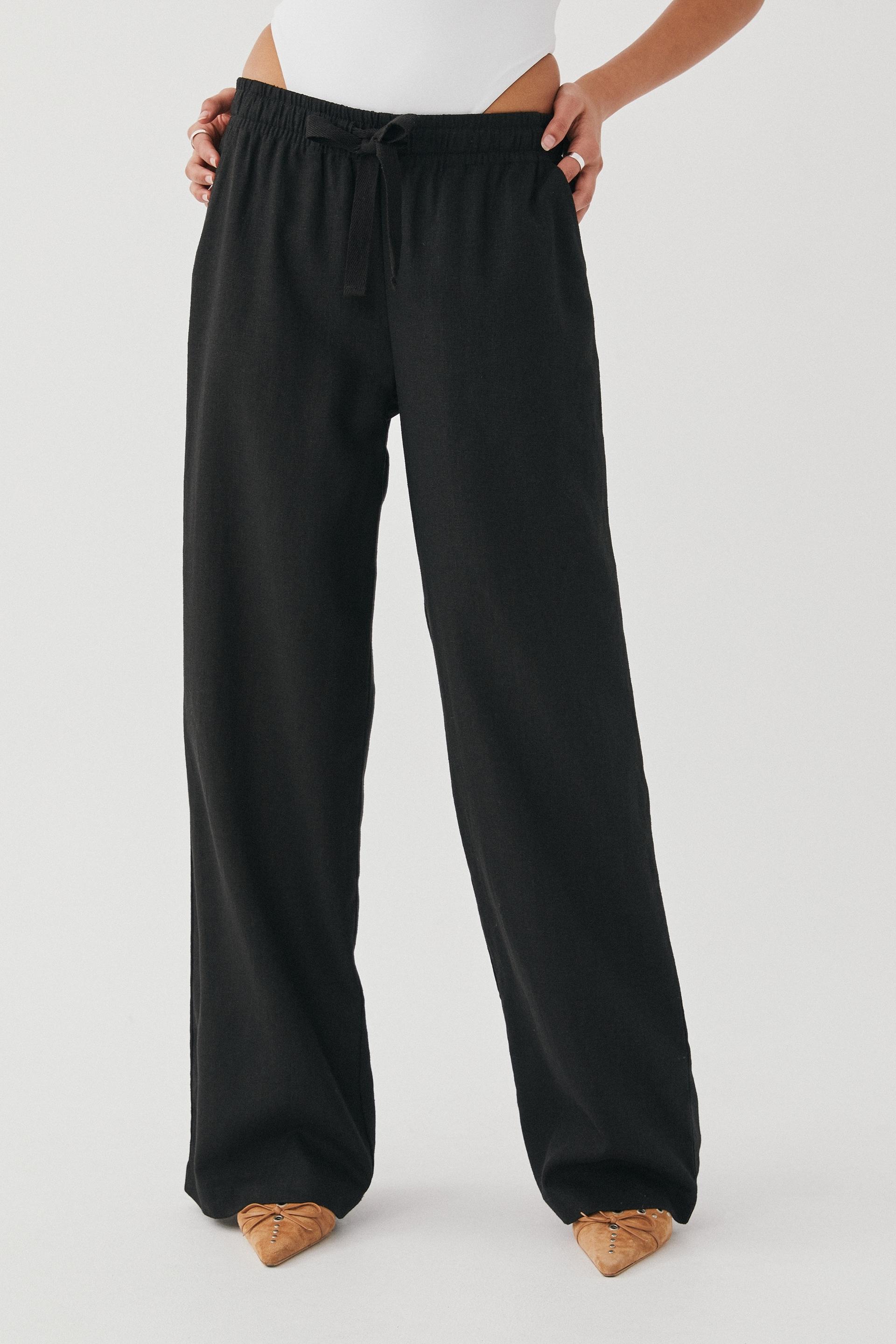 Maddy pull on wide leg pant - black Supré Trousers | Superbalist.com