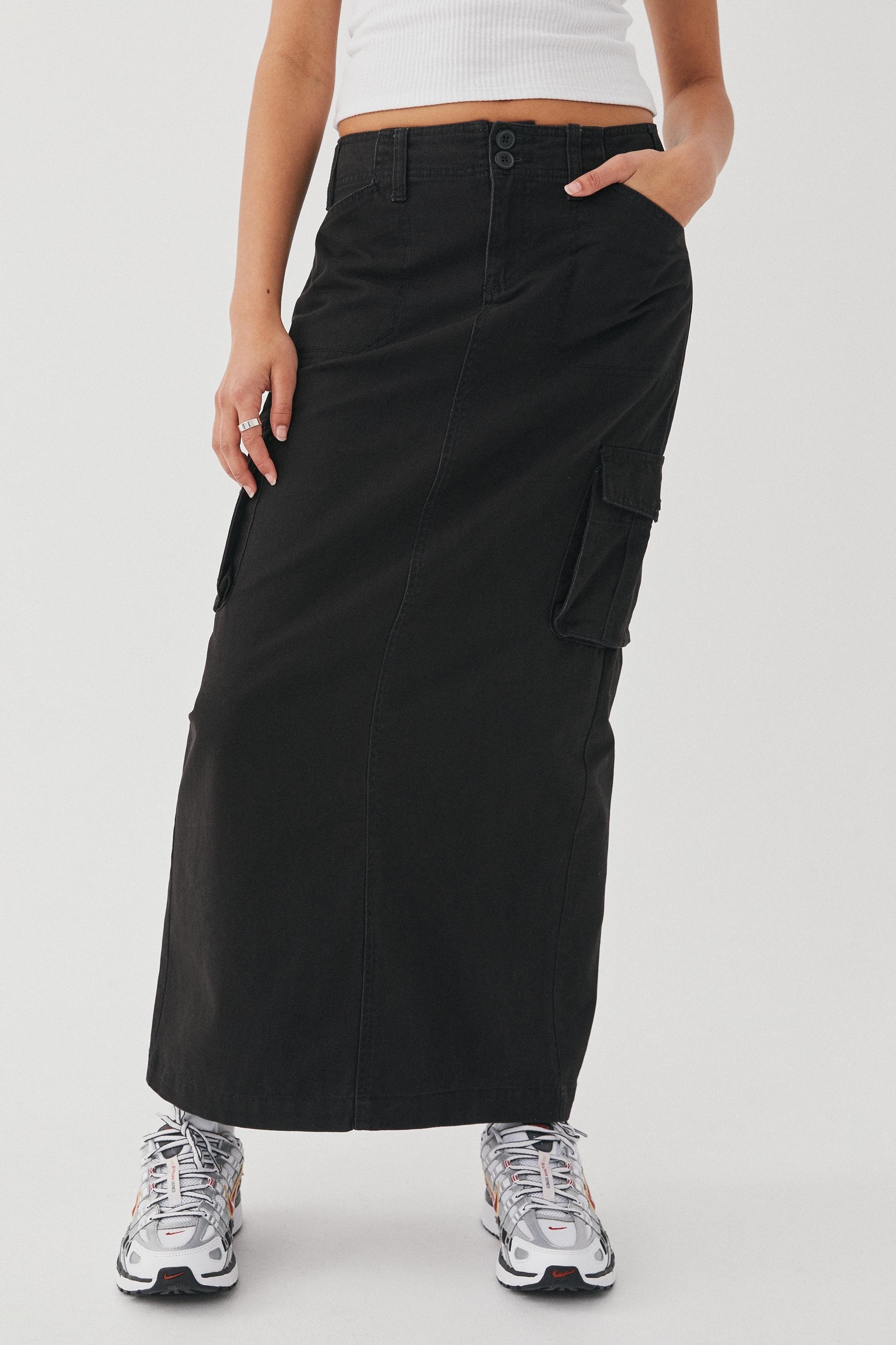 Dylan cargo maxi skirt - black Supré Skirts | Superbalist.com