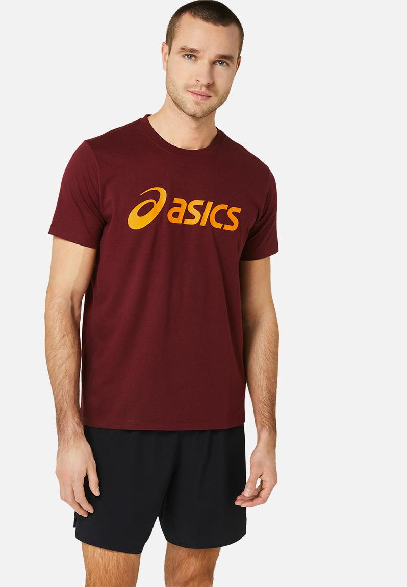 Asics big logo tee - dark red ASICS T-Shirts | Superbalist.com