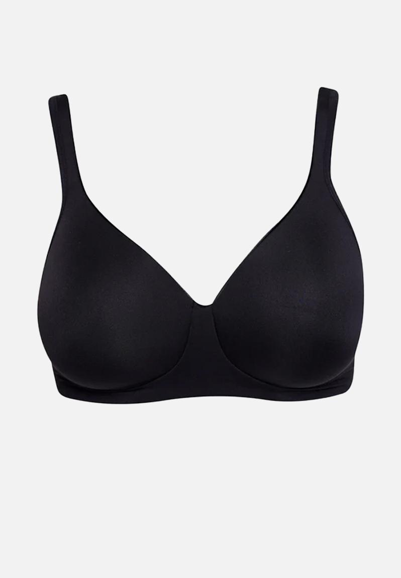 Forever fit full coverage molded cup bra - black Jockey Bras ...