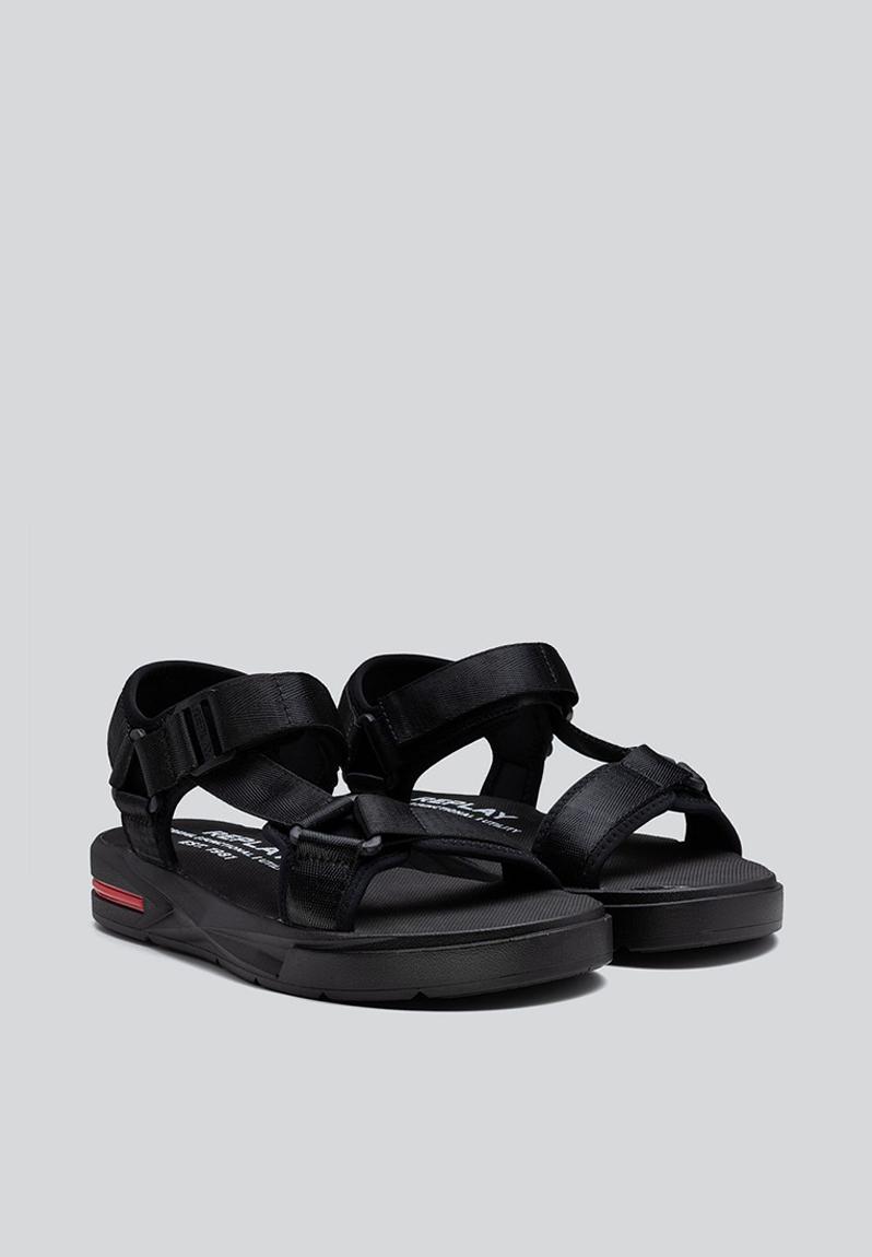 Space base sandal - black Replay Sandals & Flip Flops | Superbalist.com