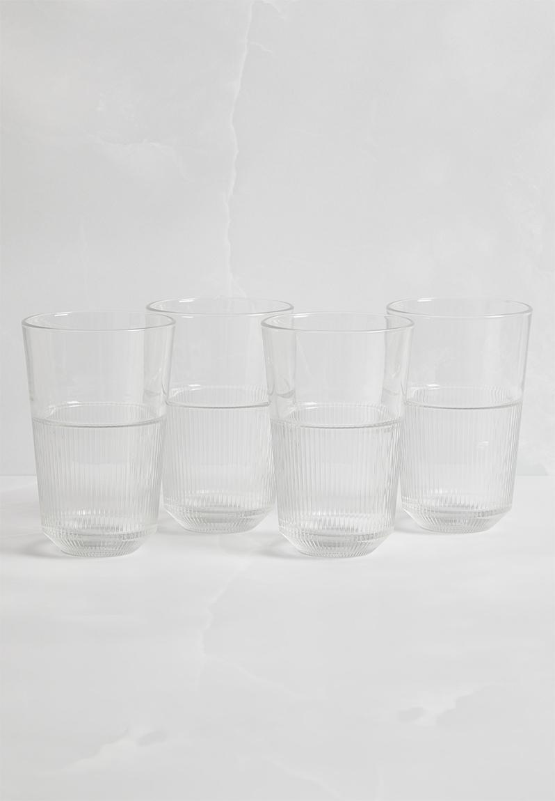 Drinking Glass set of 4 - 360ML Excellent Houseware Drinkware | Superbalist.com