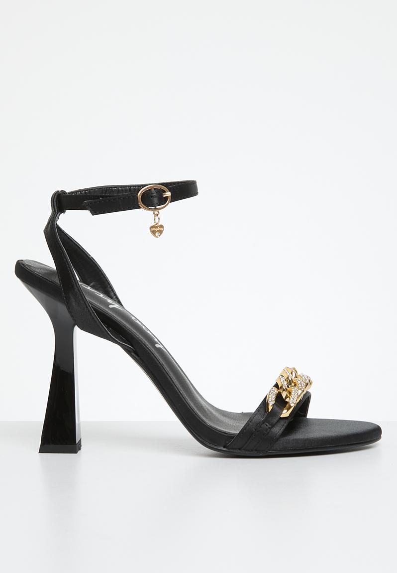 Jewelled chain sandal - black SISSY BOY Heels | Superbalist.com