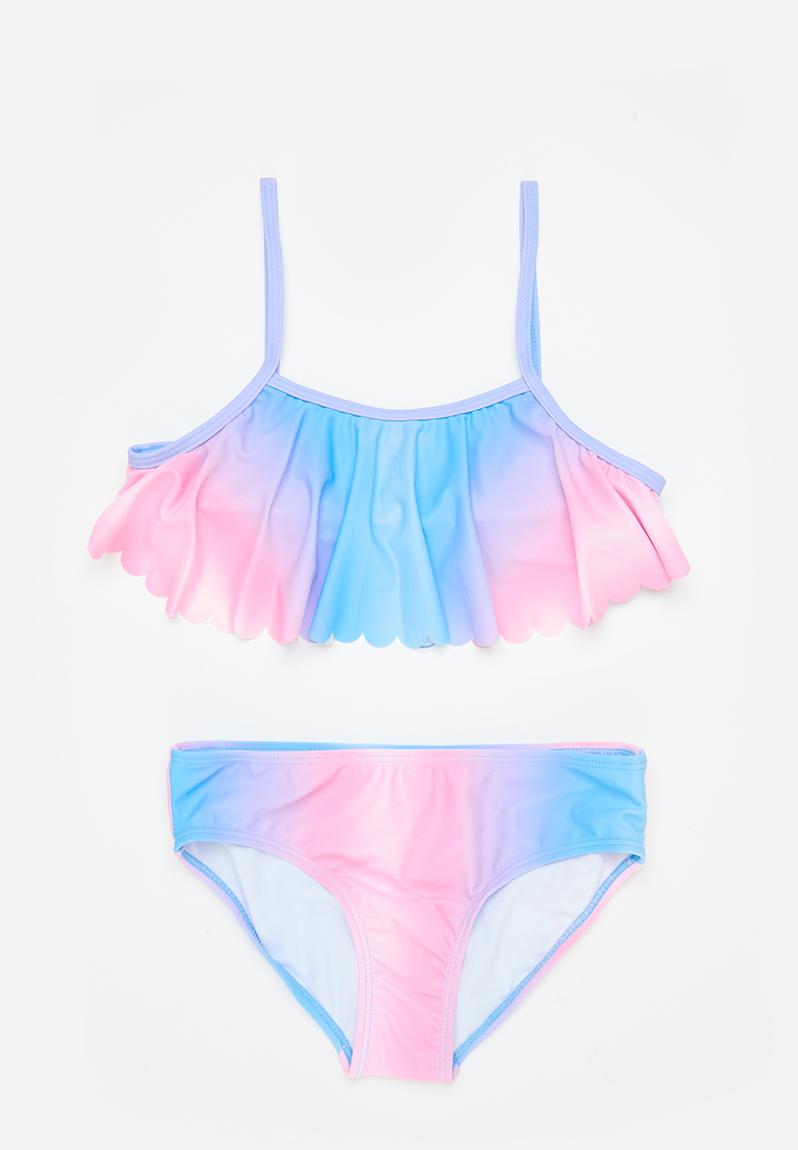 Laser cut gradient print bikini - pink MINOTI Swimwear | Superbalist.com