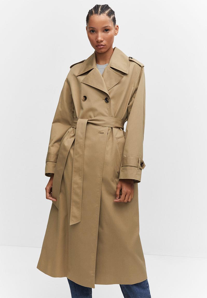 Trench Coat Angela - Medium Brown MANGO Coats | Superbalist.com