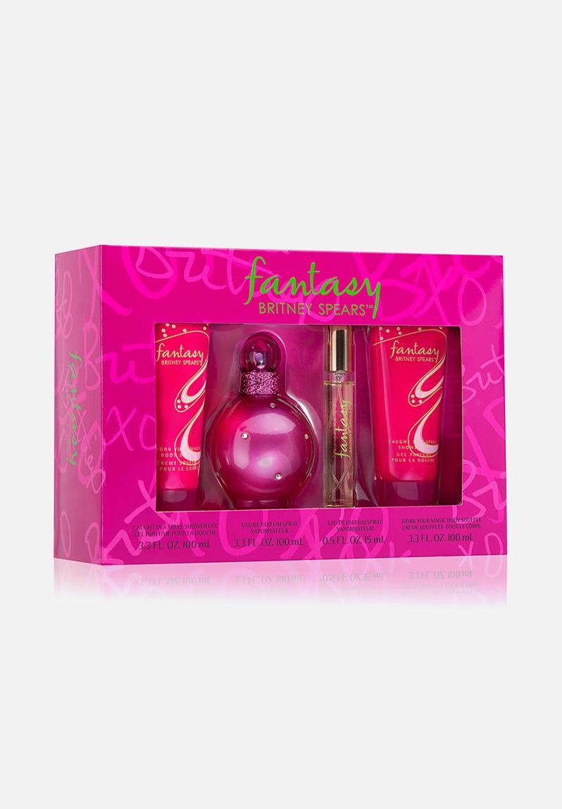 Britney Spears Fantasy Fragrance 4 Piece Set BRITNEY SPEARS Gift Sets ...