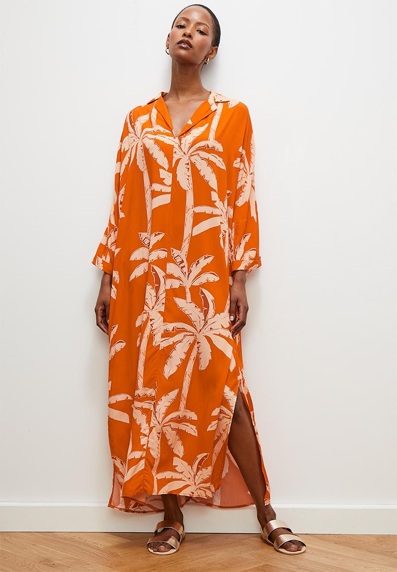 Maxi kaftan dress - palm print1 edit Casual | Superbalist.com