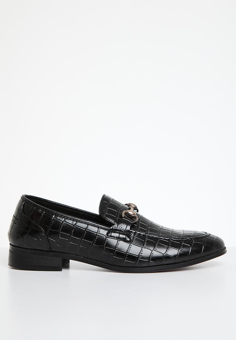 Formal slip on saddle - black crocodile PC Formal Shoes | Superbalist.com