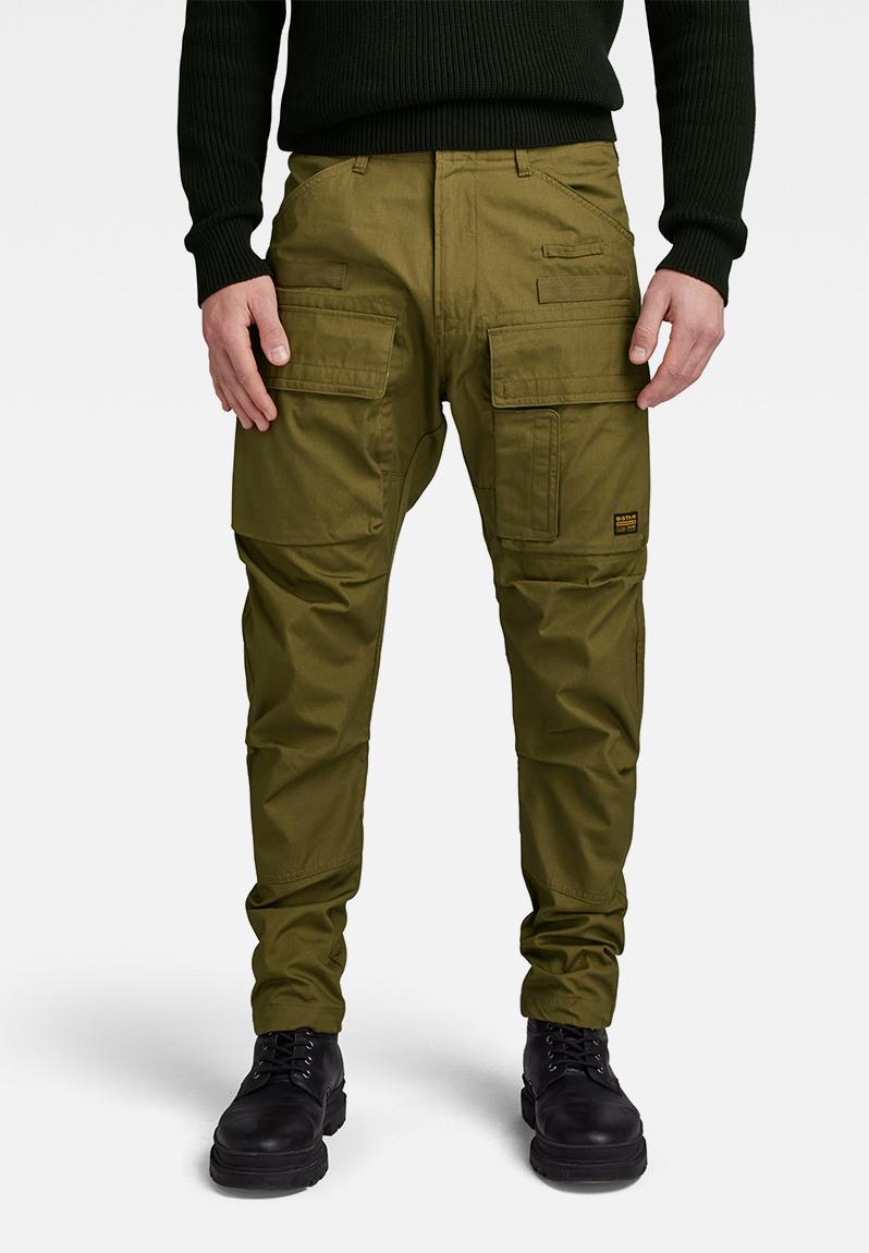 3D regular tapered cargo vintage ripstop r - dark olive G-Star RAW ...