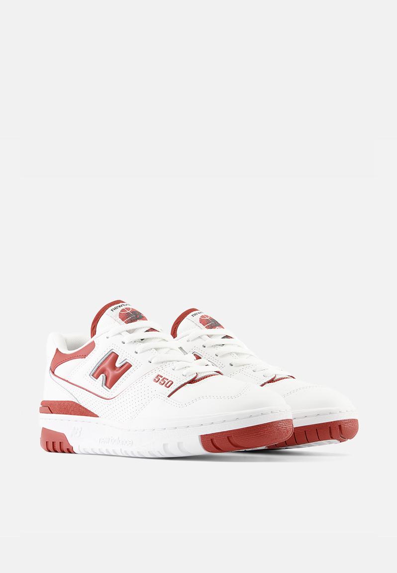 550 - BBW550BR - white & red New Balance Sneakers | Superbalist.com