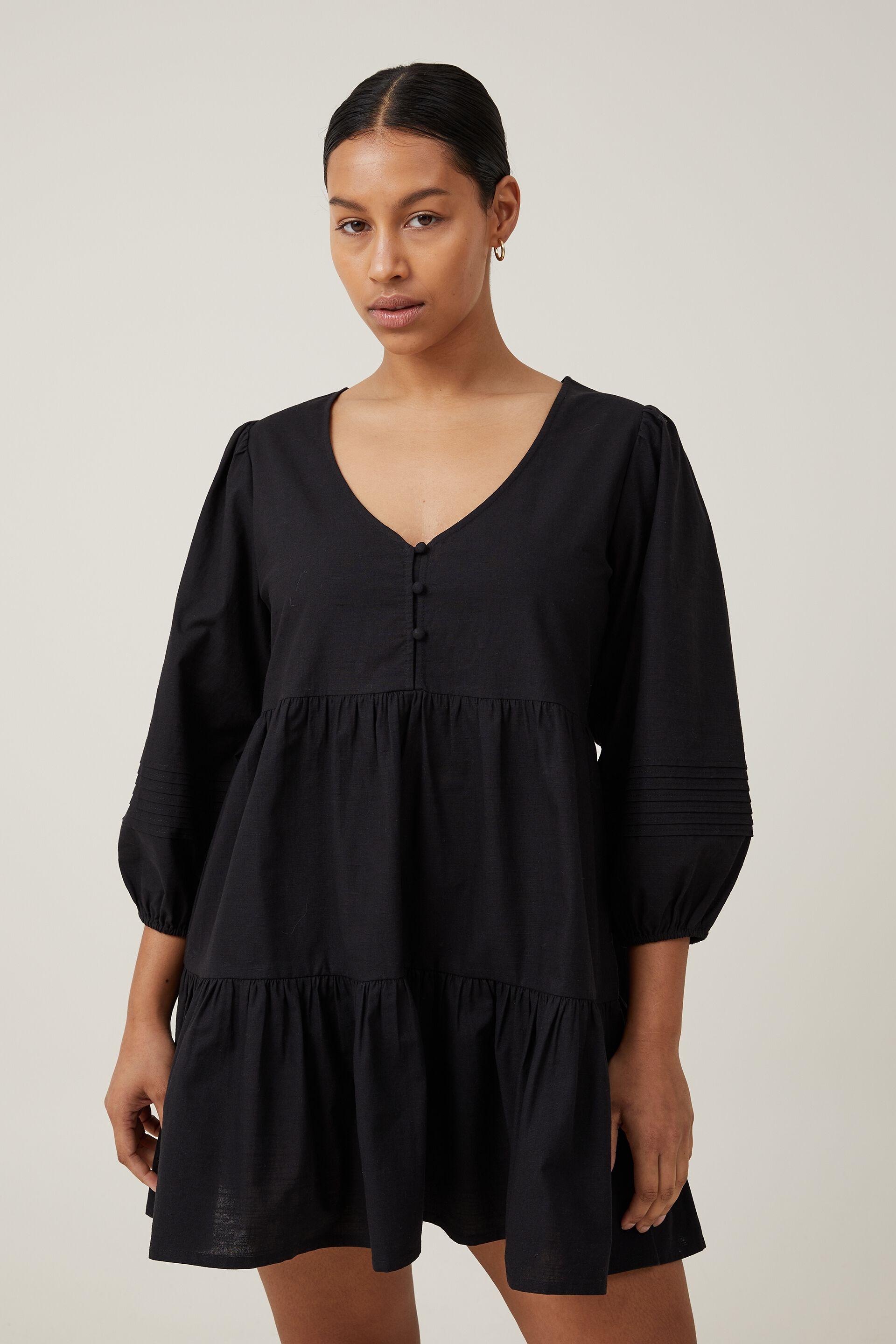 Remmie long sleeve mini dress- black Cotton On Casual | Superbalist.com