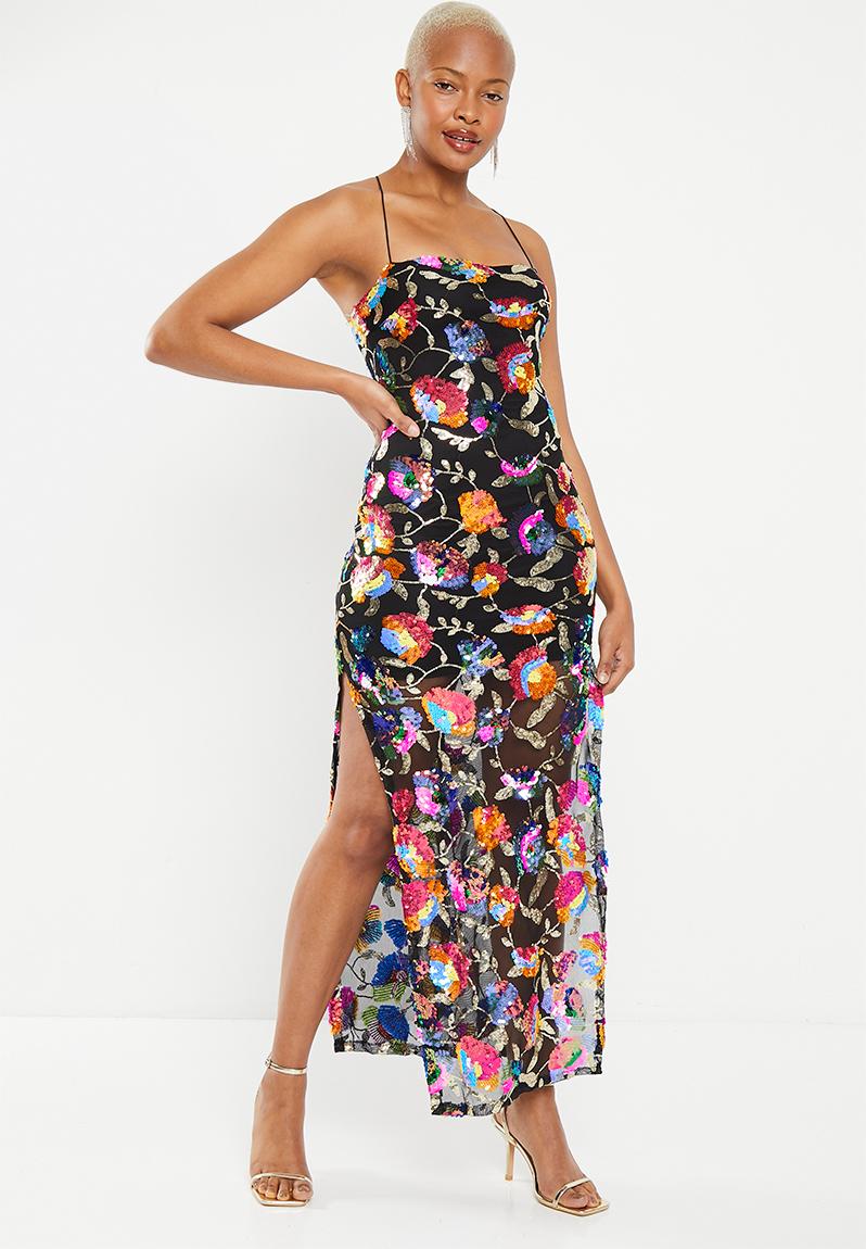 Basic glam maxi dress - black multi SISSY BOY Occasion | Superbalist.com