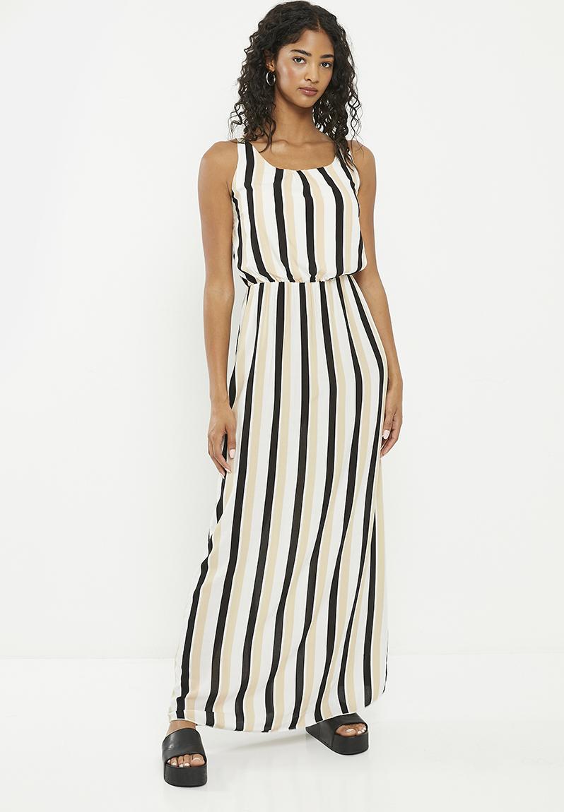 Sleeveless maxi dress - beige stripe HAILYS Casual | Superbalist.com