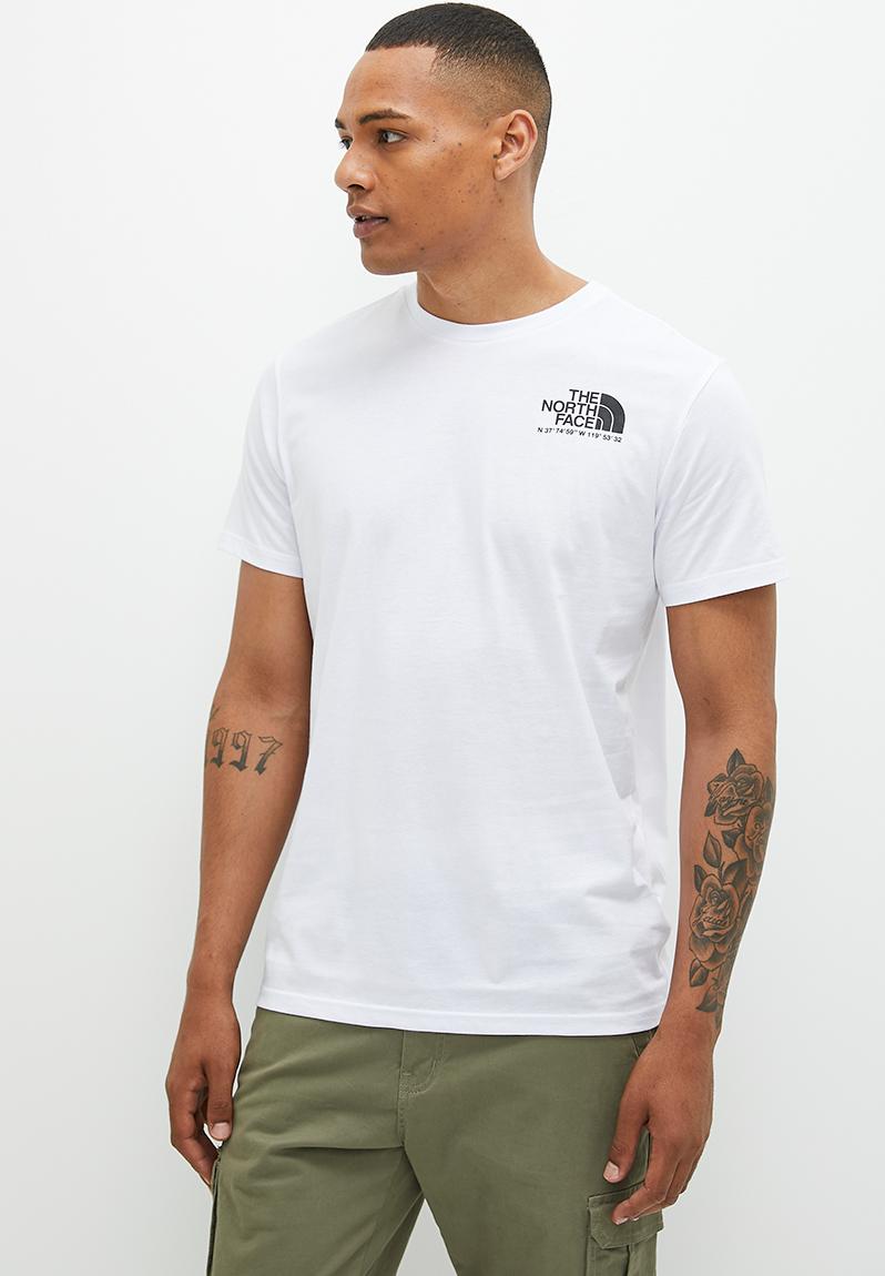 M coordinates tee s/s - tnf white (fn4) The North Face T-Shirts ...