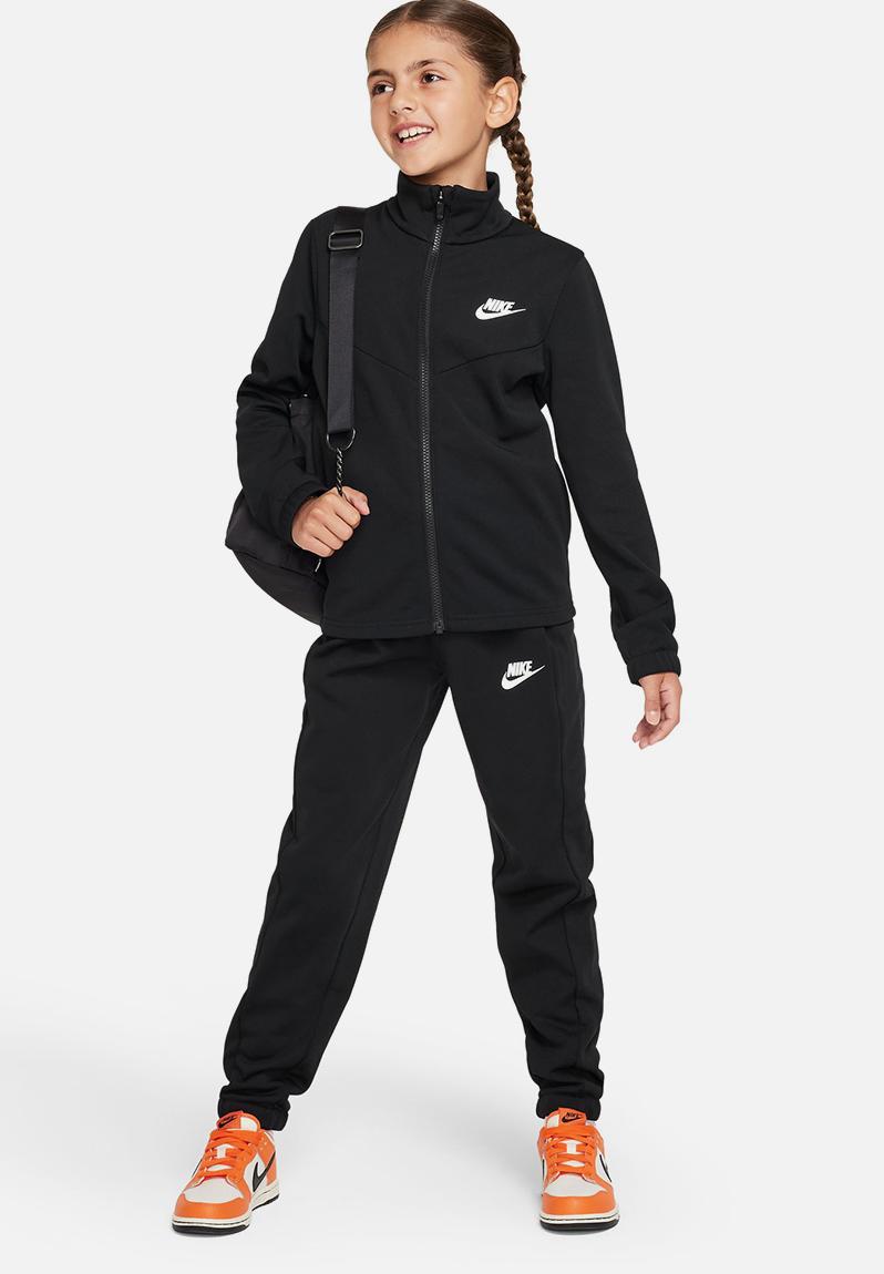 K nsw tracksuit poly fz hbr - black/black/white Nike Sets | Superbalist.com