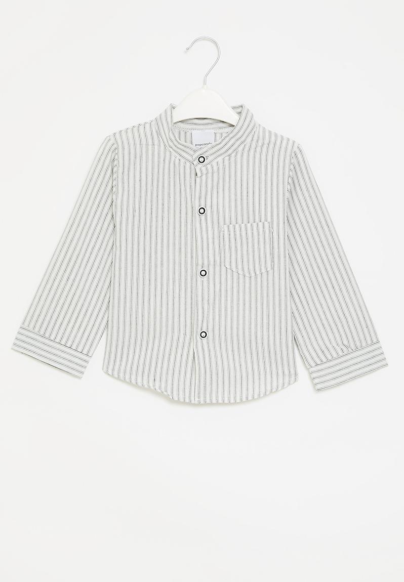 STRIPE GREY BOYS SWEATSHIRT - GREY