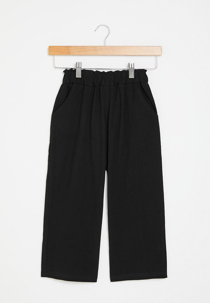 Girls elasticated pants-black POP CANDY Pants & Jeans | Superbalist.com