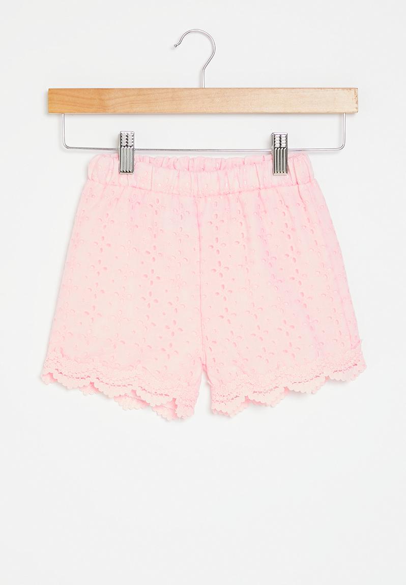 Girls lace shorts-pink POP CANDY Shorts | Superbalist.com